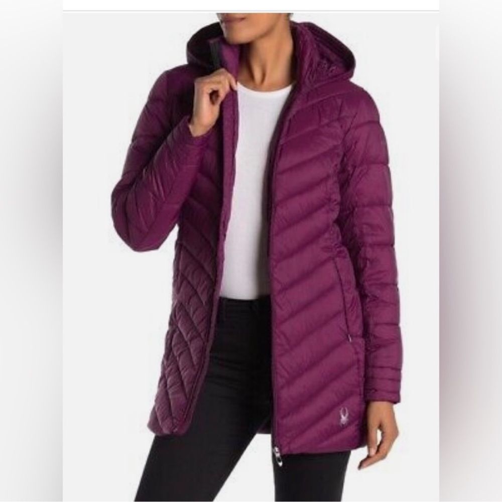 Spyder Boundless Water Resistant Long Puffer Coat small